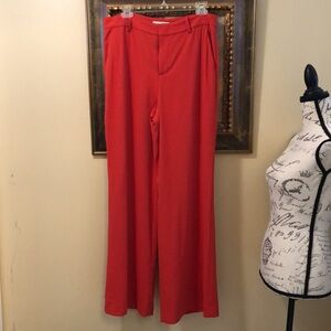 🌹Alice + Olivia classic pocket, belt loop, wide leg, lightweight trousers